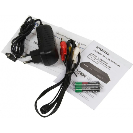 Ресивер DVB-T2 Hyundai H-DVB200 черный, фото , изображение 17