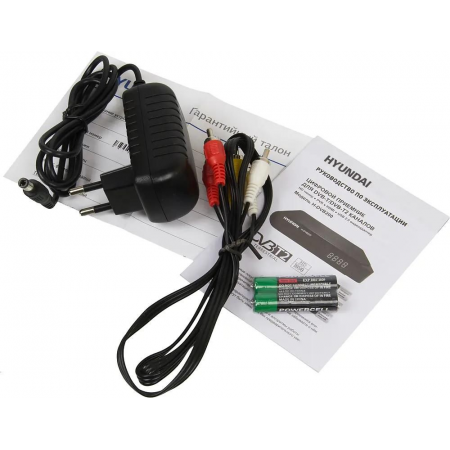 Ресивер DVB-T2 Hyundai H-DVB200 черный, фото , изображение 10