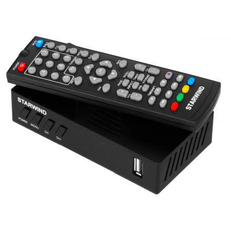 Ресивер DVB-T2 Starwind CT-140 черный, фото , изображение 19