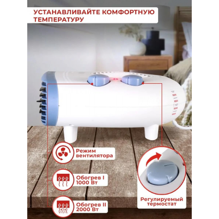 Тепловентилятор ТВС-3 Ресанта 67/2/12, фото , изображение 8