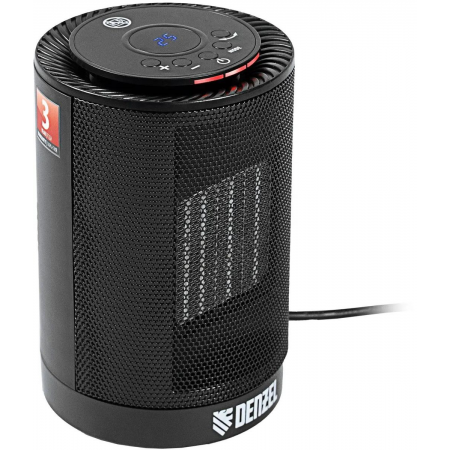 Тепловентилятор электр. керамический DTFC-1200, 3 реж., вентилятор, нагрев 600/1200 Вт// Denzel, фото , изображение 6