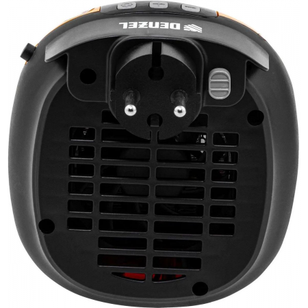 Тепловентилятор портативный керамический DTFC-700, 3 реж. вентилятор, нагрев 700 Вт // Denzel, фото , изображение 4