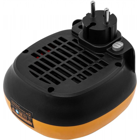 Тепловентилятор портативный керамический DTFC-700, 3 реж. вентилятор, нагрев 700 Вт // Denzel, фото , изображение 7