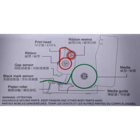 Термопринтер TSC TE300 стационарный черный, фото , изображение 12