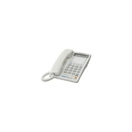 Телефон Panasonic KX-TS2368RUW (белый) {2 линии, конференц-связь, спикер., 30 номеров памяти, ЖКД, Flash, часы }, фото 
