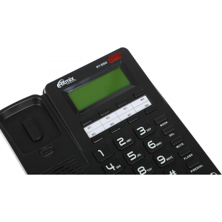 Телефон проводной RITMIX RT-550 black, фото , изображение 10