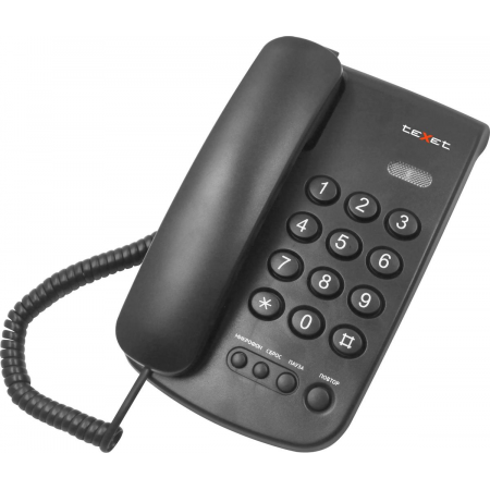 Проводной телефон teXet TX-241 черный, фото , изображение 2
