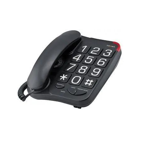 Телефон проводной TELEPHONE TX-201 BLACK TEXET, фото , изображение 2