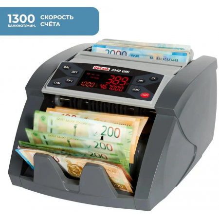 Счетчик банкнот DoCash 3040 Umi рубли, фото , изображение 2