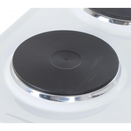 Плита Электрическая Flama AE 1409 W белый эмаль (эмалированная крышка), фото , изображение 11