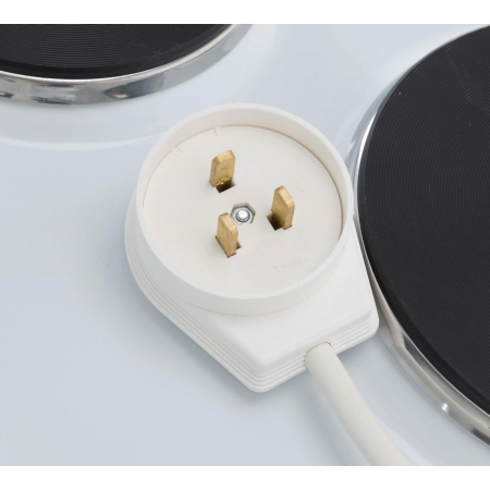 Плита Электрическая Flama AE 1409 W белый эмаль (эмалированная крышка), фото , изображение 18