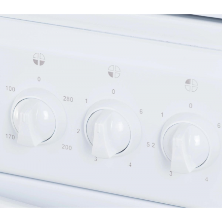 Плита Электрическая Flama AE 1409 W белый эмаль (эмалированная крышка), фото , изображение 8