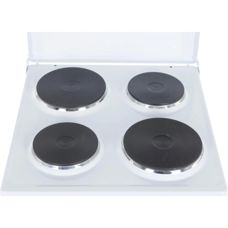 Плита Электрическая Flama AE 1409 W белый эмаль (эмалированная крышка), фото , изображение 10