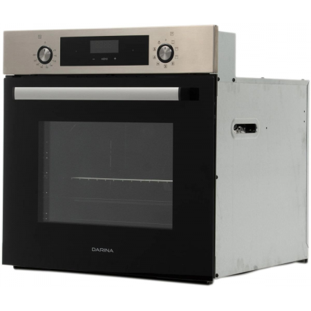Духовой шкаф Электрический Darina 0U5 BDE112 708 X1 нержавеющая сталь/черный, встраиваемый, фото , изображение 2