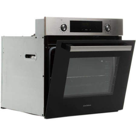 Духовой шкаф Электрический Darina 0U5 BDE112 708 X1 нержавеющая сталь/черный, встраиваемый, фото , изображение 3