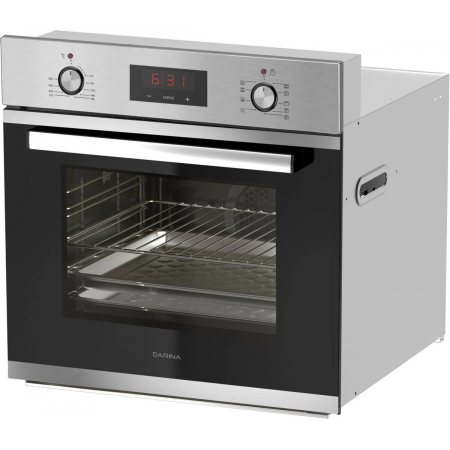 Духовой шкаф Электрический Darina 1U5 BDE 112 708 X5 серебристый, встраиваемый, фото , изображение 2