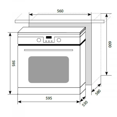 Духовой шкаф LEX EDP 093 WH NEW духовой шкаф, встраиваемый, фото , изображение 4