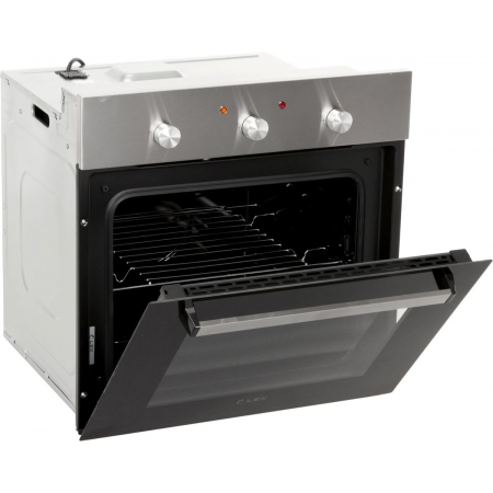 Духовой шкаф Электрический Lex EDM 041 IX нержавеющая сталь, встраиваемый, фото , изображение 3