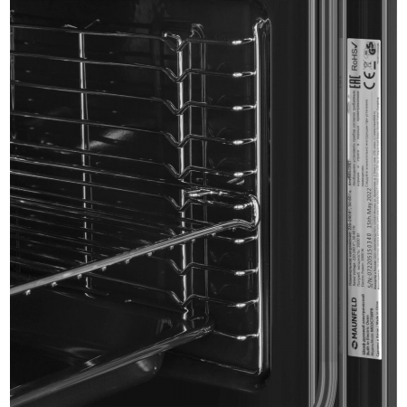 Шкаф духовой электрический MAUNFELD MEOC708PB, встраиваемый, фото , изображение 11