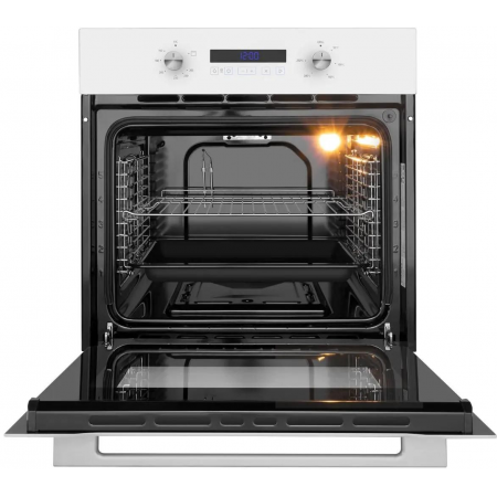 Шкаф духовой газовый с электрическим грилем MAUNFELD MOGM703W, встраиваемый, фото , изображение 4