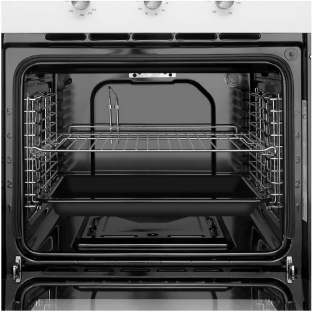 Шкаф духовой газовый с электрическим грилем MAUNFELD MOGS703W, встраиваемый, фото , изображение 6