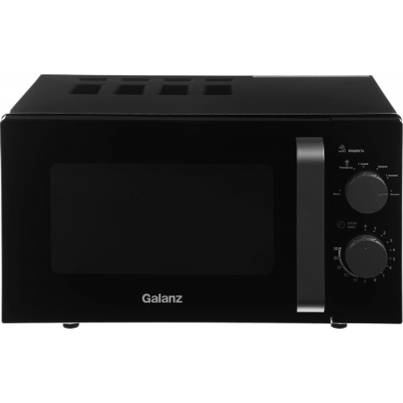 Микроволновая печь Galanz MOS-2401FMB 20л, 800Вт, черный, фото 
