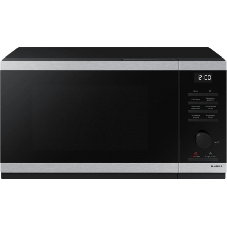 Микроволновая печь Samsung MG23DG4524ATBW нержавеющая сталь/черный 23л. 800Вт переключатели - поворотный механизм, фото 