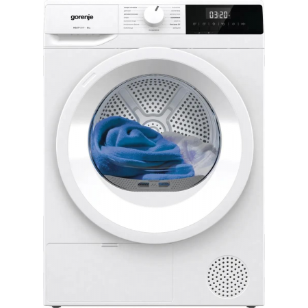 Сушильная машина Gorenje DHNE82/C кл.энер.:A++ макс.загр.:8кг белый, фото 