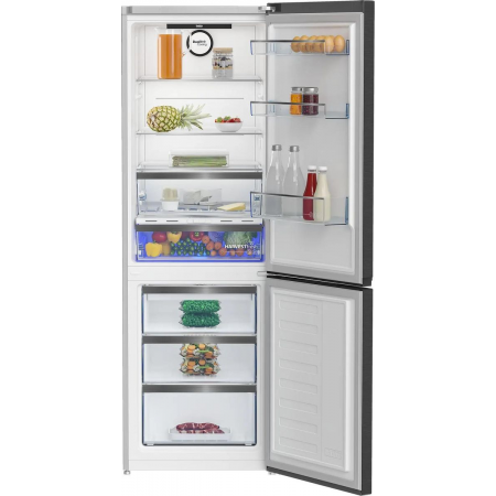 Холодильник Beko B5RCNK363ZXBR антрацит двухкамерный 220/100л морозилка снизу Total No Frost, фото 