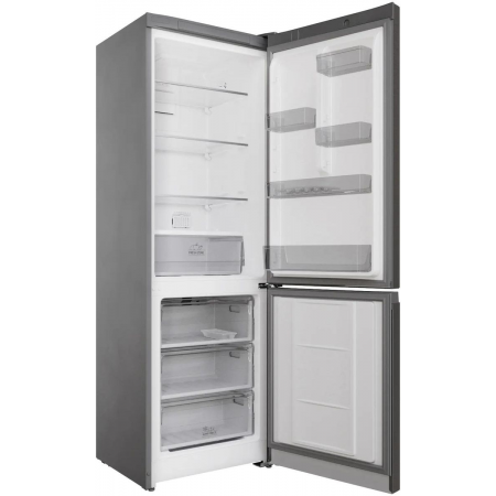 Холодильник Hotpoint HT 5180 MX двухкамерный нержавеющая сталь/серебристый (двухкамерный), фото 