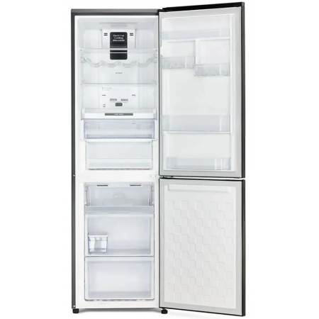 Холодильник Hitachi R-BG410PUC6X XGR серый двухкамерный 215/105л морозилка снизу, фото 