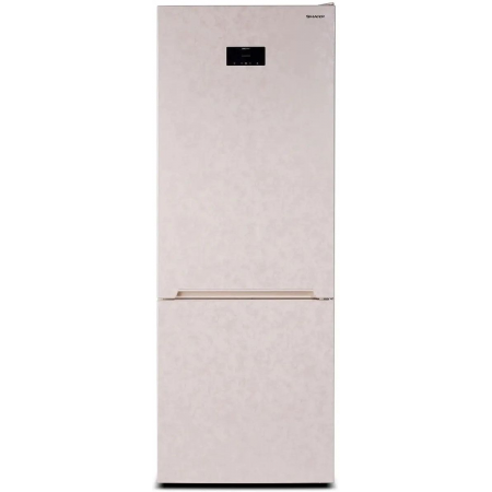 Холодильник Sharp SJ-492IHXJ42R бежевый двухкамерный 333/128 л морозилка снизу, No Frost, фото 