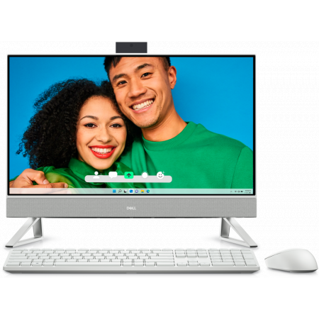 Моноблок Dell Inspiron 7730 27 Full HD Core 7 150U (1.2) 16Gb SSD1Tb Iris Xe CR Windows 11 Professional GbitEth WiFi BT клавиатура мышь Cam серебристый 1920x1080, фото 