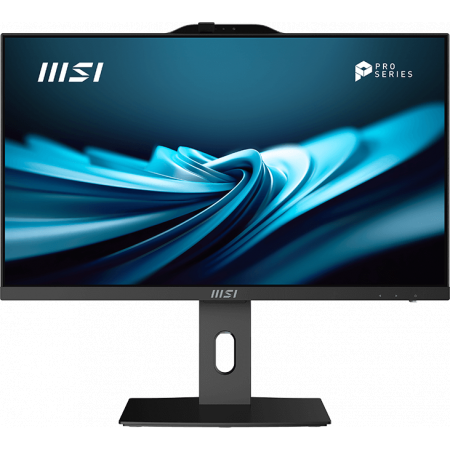 Моноблок MSI Pro AP242P 14M-653RU, 23.8 Full HD i5 14400 (2.5) 16Gb SSD512Gb UHDG 730 Windows 11 Professional GbitEth WiFi BT 120W клавиатура мышь Cam, 1920x1080, черный, фото 