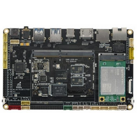Одноплатный компьютер Firefly AIO-3328JD4 1G / 8G, Core-3328-JD4 soldered with his backplane, фото 
