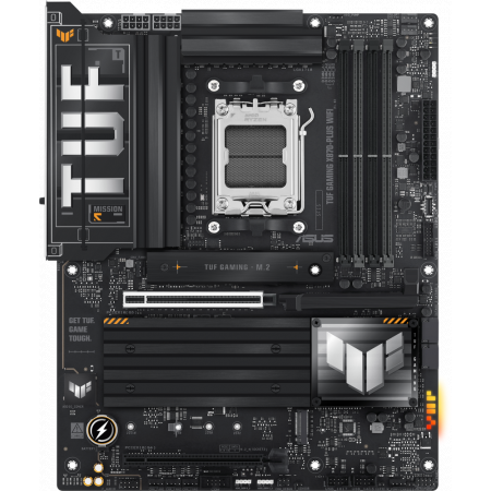 Материнская плата Asus TUF GAMING X870-PLUS WIFI SocketAM5 AMD X870 4xDDR5 ATX AC`97 8ch(7.1) 2.5Gg RAID+HDMI, фото 