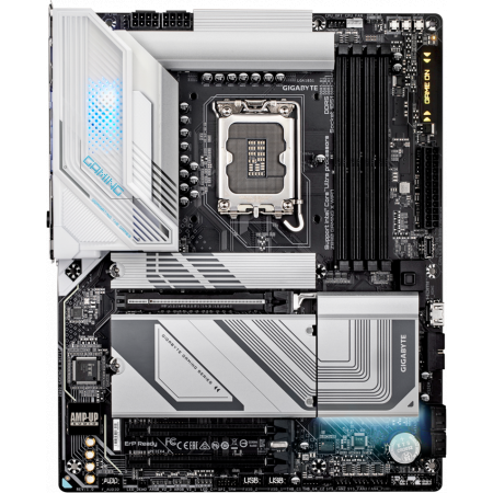 Материнская плата GIGABYTE Z890 GAMING X WIFI7, LGA 1851, Intel Z890, 4xDDR5, 4xSATA, 4xM.2, 1xPCI-E 5.0 x16, 2xPCI-E 4.0 x4, 1xDP, 1xUSB-C, 1x 2.5Gb LAN, 3xUSB-A 3.2 Gen 1, 2xUSB-A 3.2 Gen 2, 4xUSB-A 2.0, 1xUSB4, 2x3.5 мм, 7.1, ATX, фото 