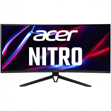 Монитор 34 Acer ED343CURHbmiippx VA 3440x1440, 100 Гц, 4 мс, 21:9, 300 кд/м2, 2xHDMI, 1xDisplayPort, изогнутый, черный, фото 