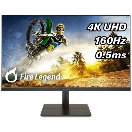 Монитор 27 AOpen 27XV5KVymipruzx, IPS, 3840x2160, 160 Гц, 400 кд/м2, 0.5 мс, 16:9, 2хHDMI, 1хDP, USB-C, черный, фото 