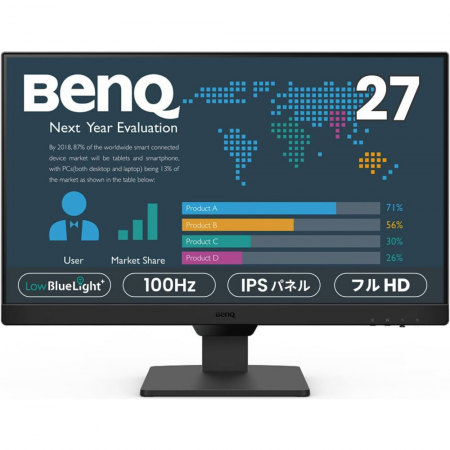Монитор 27 BenQ BL2790 IPS 1920x1080, 100 Гц, 5 мс, 16:9, 250 кд/м2, 2xHDMI, 1xDP, выход на наушники, черный, фото 