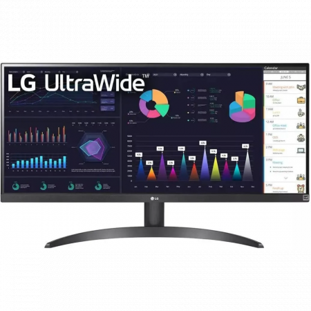 Монитор 29 LG UltraWide 29WQ500-B IPS 2560x1080, 100 Гц, 5 мс, 21:9, 250 кд/м2, 1xHDMI, 1xDP, выход на наушники, черный, фото 