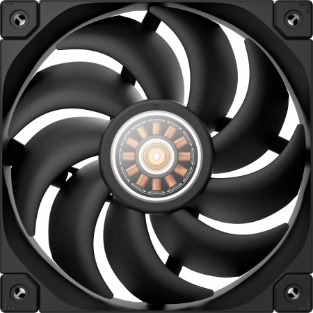 Вентилятор для корпуса Deepcool FT12 120х120x25 черный 4-pin 32дБ (R-FT12-BKWPN1-G) Ret, фото 