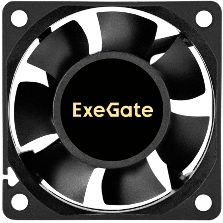 Вентилятор 12В DC ExeGate ExtraPower EP06025S3P (60x60x25 мм, Sleeve bearing (подшипник скольжения), 3pin, 4500RPM, 31dBA), фото 