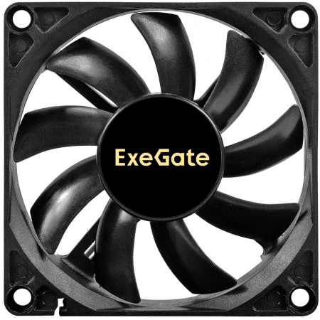Вентилятор 12В DC ExeGate ExtraPower EP08015B3P (80x80x15 мм, 2-Ball (двойной шарикоподшипник), 3pin, 2600RPM, 26dBA), фото 
