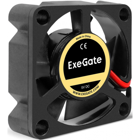 Вентилятор 5В DC ExeGate ExtraSilent ES03010S3P-5 (30x30x10 мм, Sleeve bearing (подшипник скольжения),3pin, 8500RMP, 24dBA), фото 