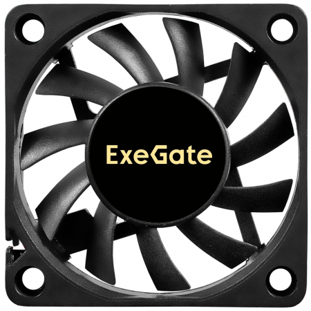 Вентилятор 12В DC ExeGate ExtraSilent ES06010B3P (60x60x10 мм, 2-Ball (двойной шарикоподшипник), 3pin, 2000RPM, 16dBA), фото 