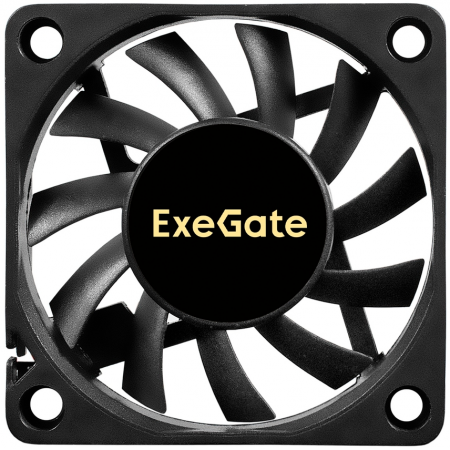 Вентилятор 12В DC ExeGate EX06010B3P (60x60x10 мм, 2-Ball (двойной шарикоподшипник), 3pin, 2000RPM, 16dBA), фото 