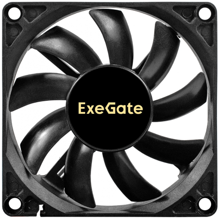 Вентилятор 24В DC ExeGate EX08015B3P-24 (80x80x15 мм, 2-Ball (двойной шарикоподшипник), 3pin, 2550RMP, 30,5dBA), фото 