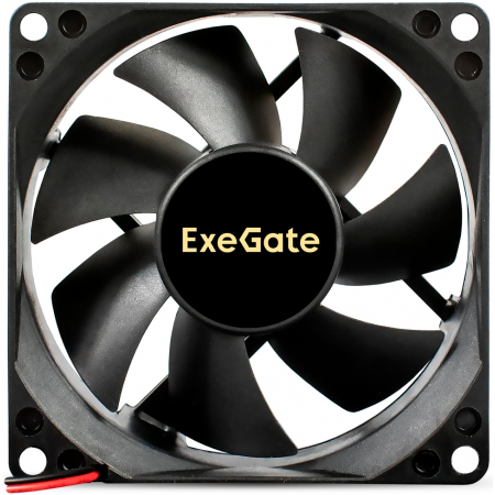 Вентилятор 24В DC ExeGate EX08020S3P-24 (80x80x20 мм, Sleeve bearing (подшипник скольжения), 3pin, 3900RMP, 41,2dBA), фото 