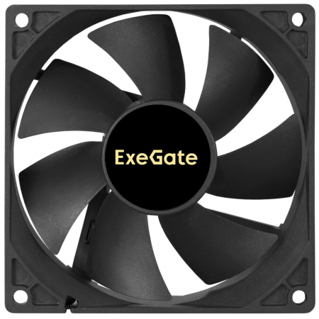 Вентилятор 12В DC ExeGate EX09225S4P-PWM (92x92x25 мм, Sleeve bearing (подшипник скольжения), 4pin, PWM, 0-2000 RPM, 0-26dBA), фото 